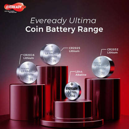 Eveready LR44 1.5V Eveready Ultima Lithium Coin Battery (Pack of 1)