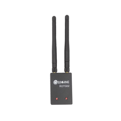 Eachine ROTG02 UVC OTG 5.8G 150CH Dual Antenna Audio FPV Receiver – Black