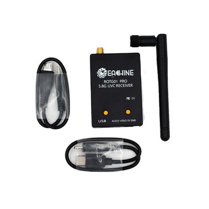 Eachine ROTG01 Pro UVC OTG 5.8G 150CH Full Channel FPV Receiver W/Audio For Android Smartphone – Black