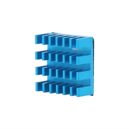 Aluminum Heat Sink Set Blue for Official Raspberry Pi 2 in 1