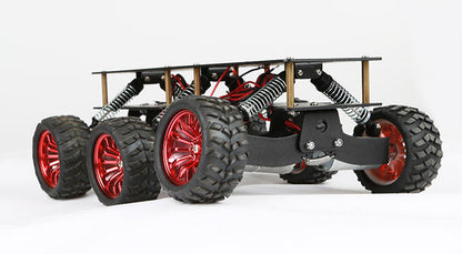DIY 6WD Search Rescue Platform Smart Car Chassis Damping Off-Road Climbing Robot