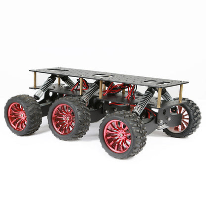 DIY 6WD Search Rescue Platform Smart Car Chassis Damping Off-Road Climbing Robot