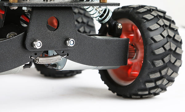 DIY 6WD Search Rescue Platform Smart Car Chassis Damping Off-Road Climbing Robot