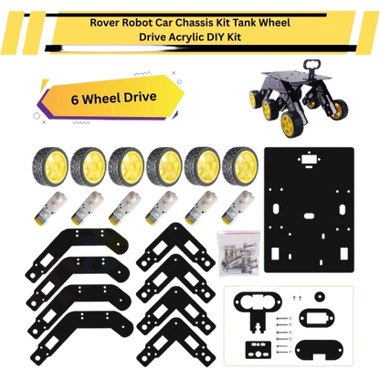 6 Wheel Tank DIY Robot Chassis Kit