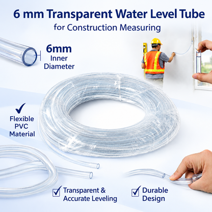 6mm Transparent Water Level Pipe (1 Meter)
