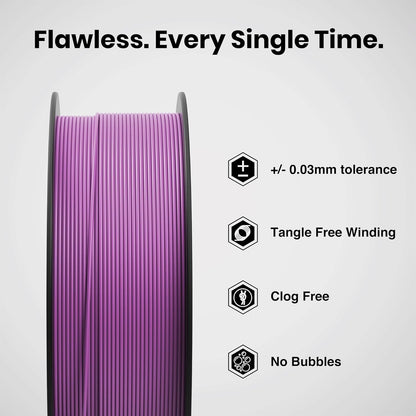 Numakers PLA+ Filament – Mauve Purple– 1.75 mm / 1 kg