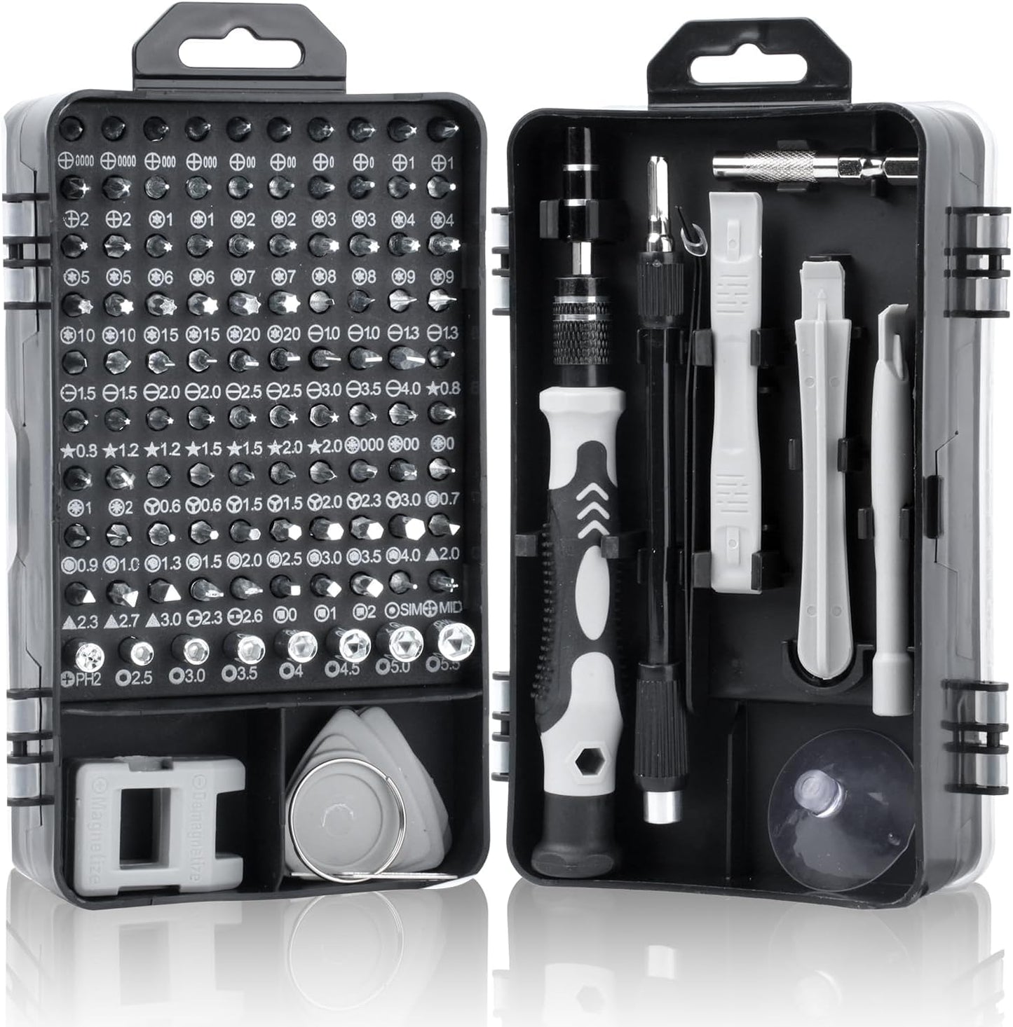 Screw Driver sets, 110 in 1 CRV Multi-Function Magnetic Screwdriver Precision Kit, Stainless Steel Professional Repair Tools Kit