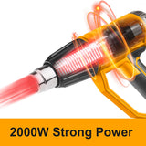 INGCO HG200058 Heat Gun 2000W with Digital Display Temperature Control