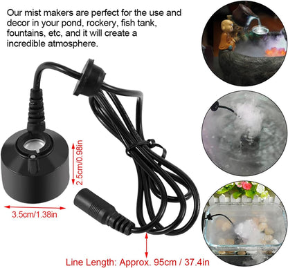 DC 24V 36mm Ultrasonic Mist Maker Humidifier Fogger Nebulizer Atomizer