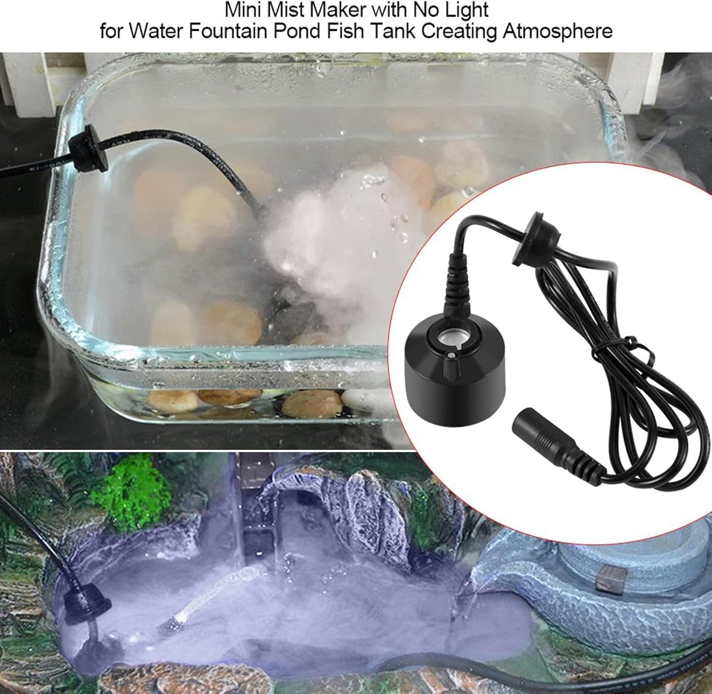 DC 24V 36mm Ultrasonic Mist Maker Humidifier Fogger Nebulizer Atomizer