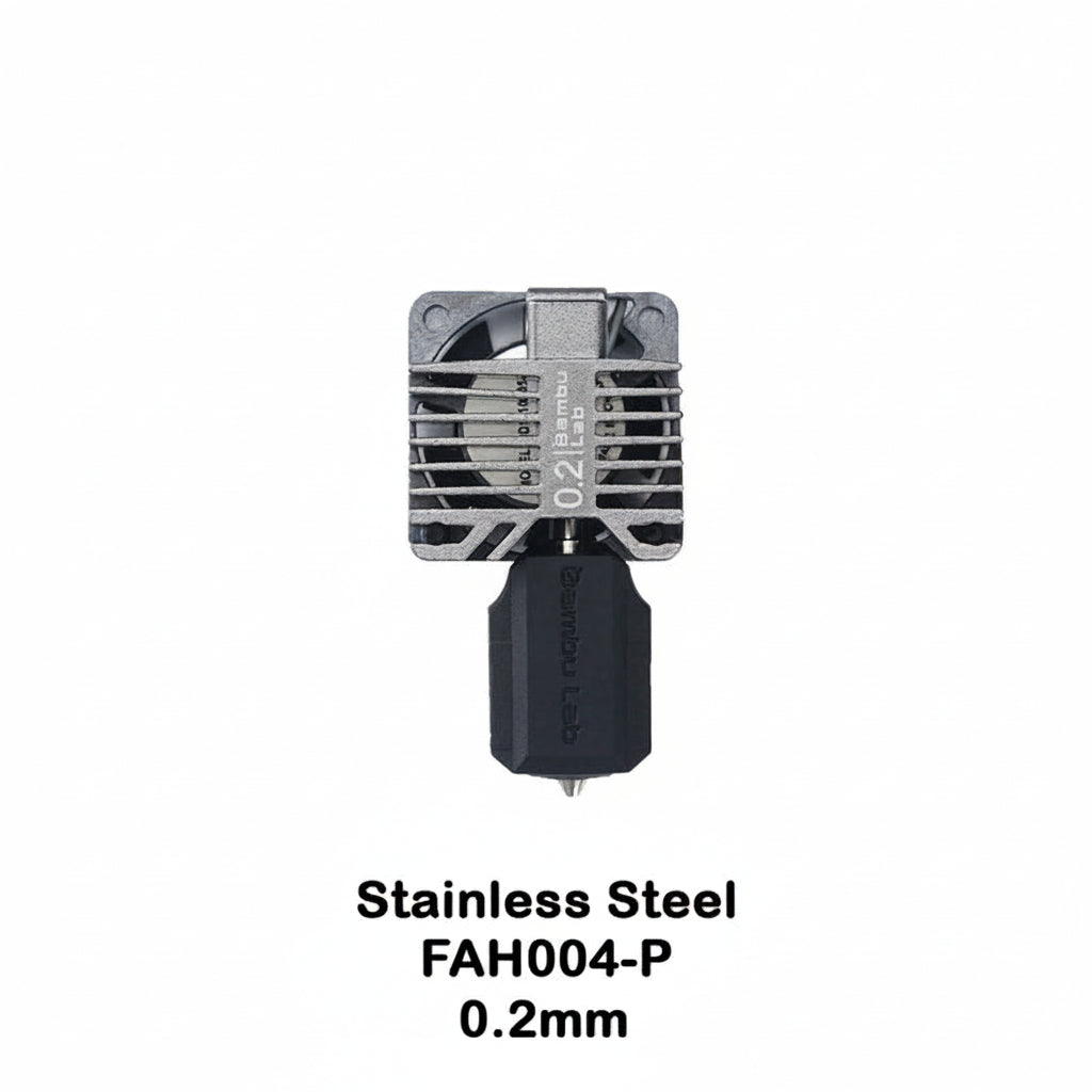 Bambu Lab Complete Hotend Assembly with Stainless Steel Nozzle -0.2mm P1P,P1S (FAH004-P)