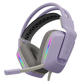 ZEBRONICS ZEB-HAVOC Premium Gaming Over Ear Headphone with Dolby Atmos Subscription Bluetooth & Wired  (Purple)