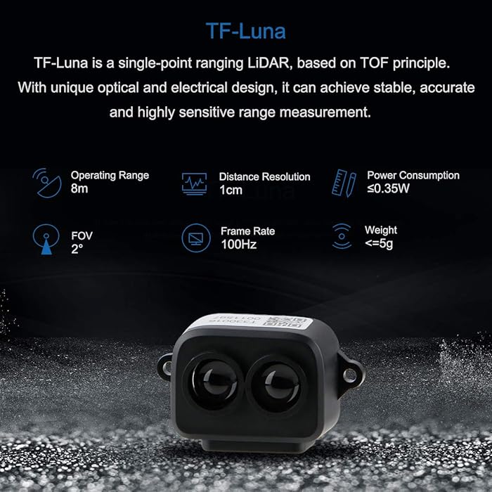 Benewake TF-LUNA Micro LiDAR 8M Distance Sensor