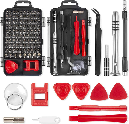 Screw Driver sets, 110 in 1 CRV Multi-Function Magnetic Screwdriver Kit, Stainless Steel Professional Repair Tools Kit