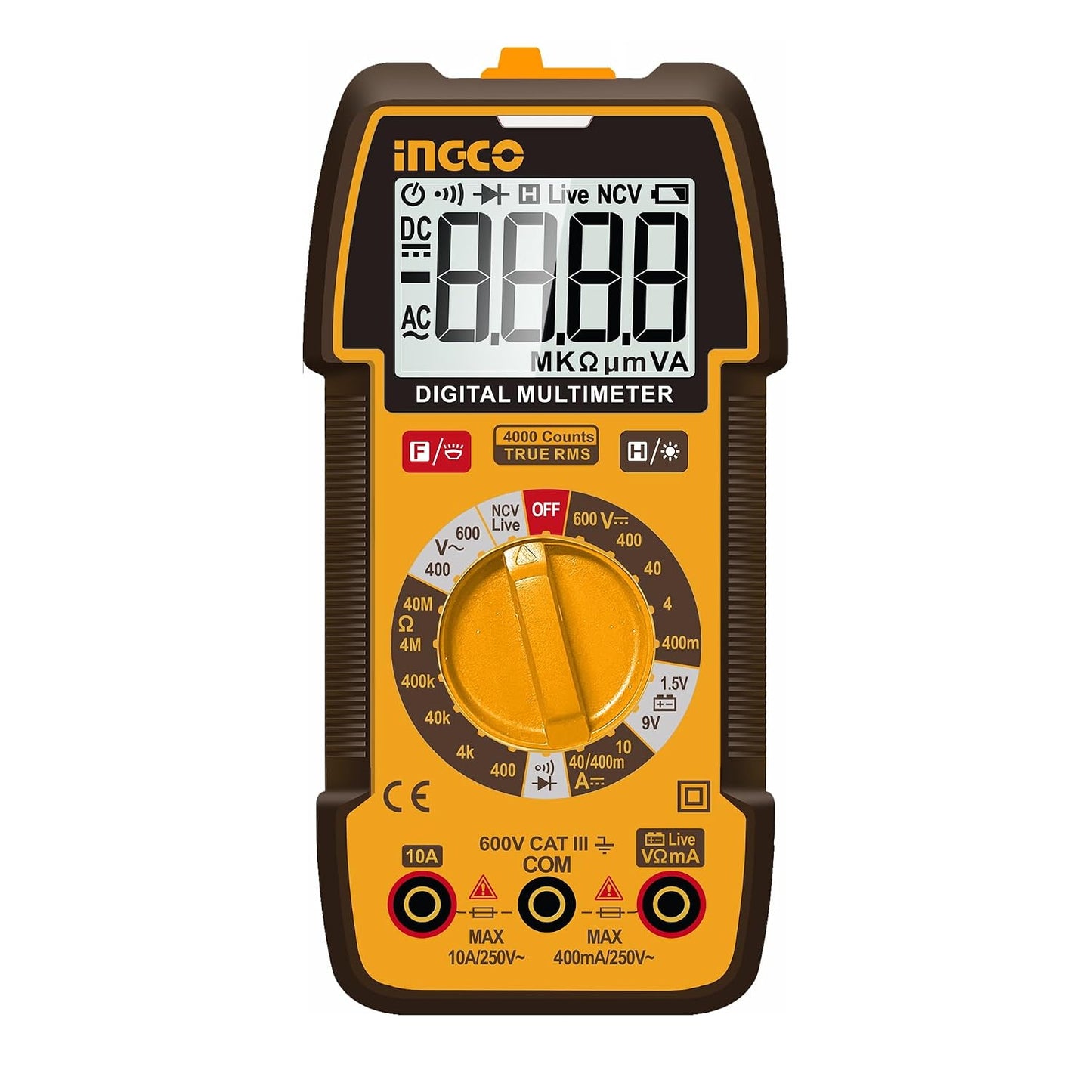 INGCO DM36002 4000 Count TRMS Digital Multimeter