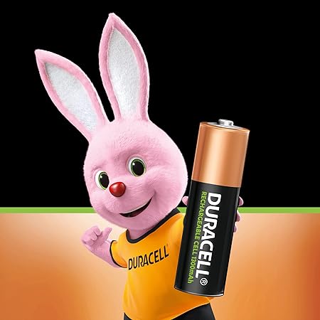 Duracell Rechargeable AA 1300mAh Batteries (Pack of 4)
