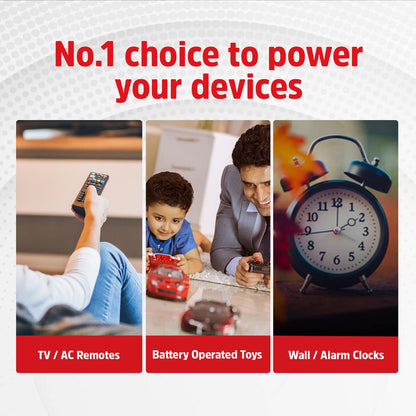 Eveready AAA Super Heavy Duty Leak Proof Zinc Carbon Battery (1.5v / AAA 1012, Red)