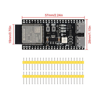 ESP32-S3-N8R2 Development Board with WiFi, Bluetooth 5.0, Dual Type C (ESPS3-32-N8R2)