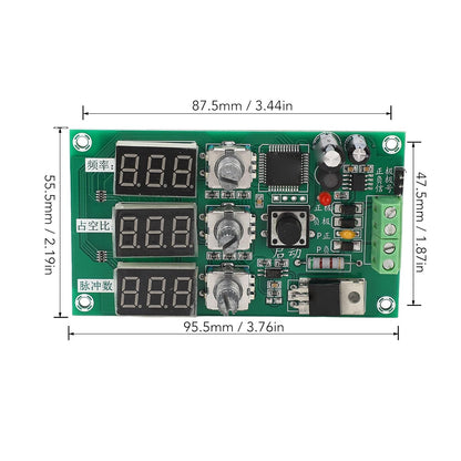 PWM Frequency Duty Cycle Pulses Adjust Control Module
