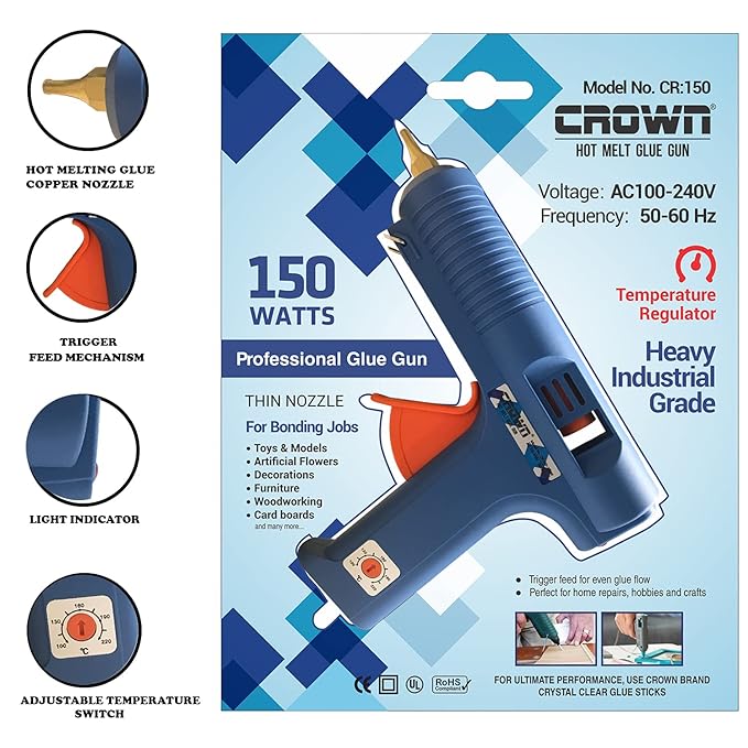 Crown CR-150 Hot Melt Glue Gun 150 Watts