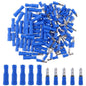 Insulated Wire Crimp Terminal Male Female Connector Pair -Blue