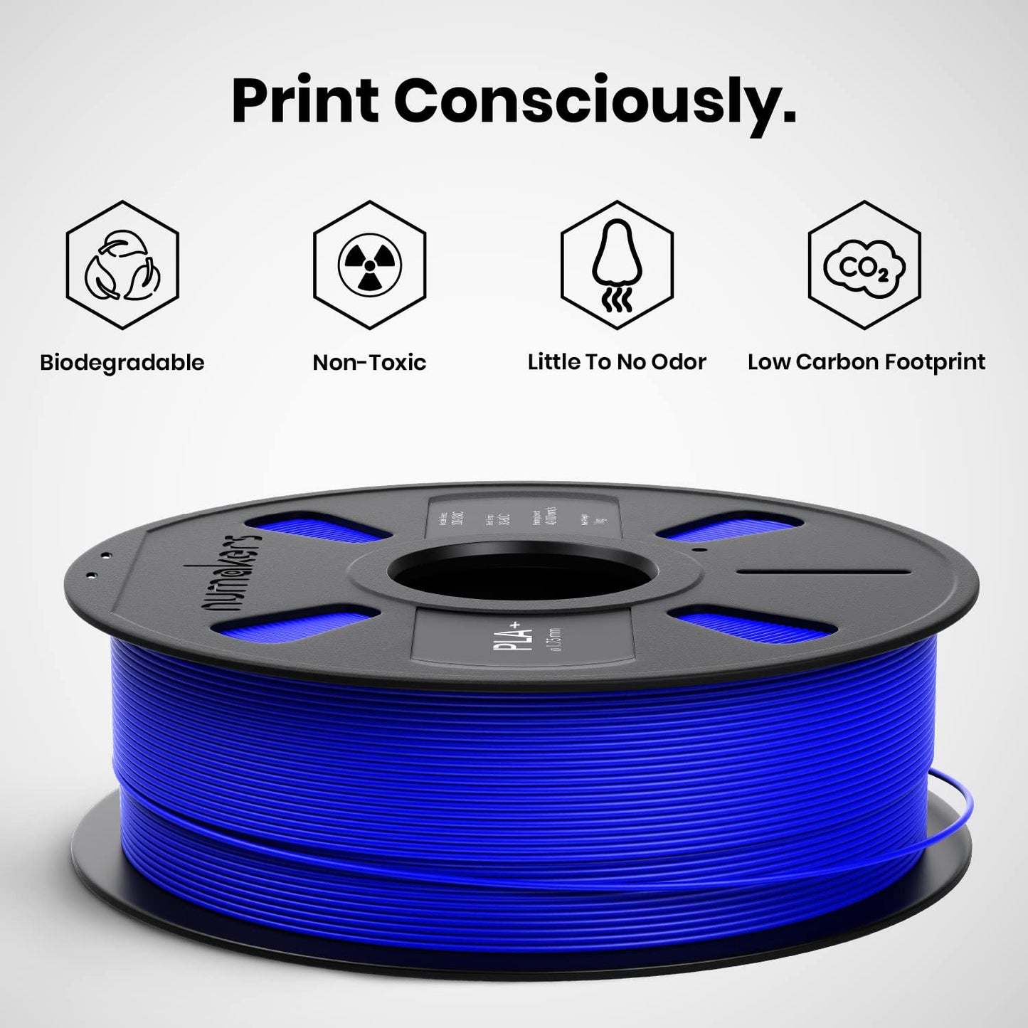 Numakers PLA+ Filament – Royal Blue – 1.75 mm / 1 kg