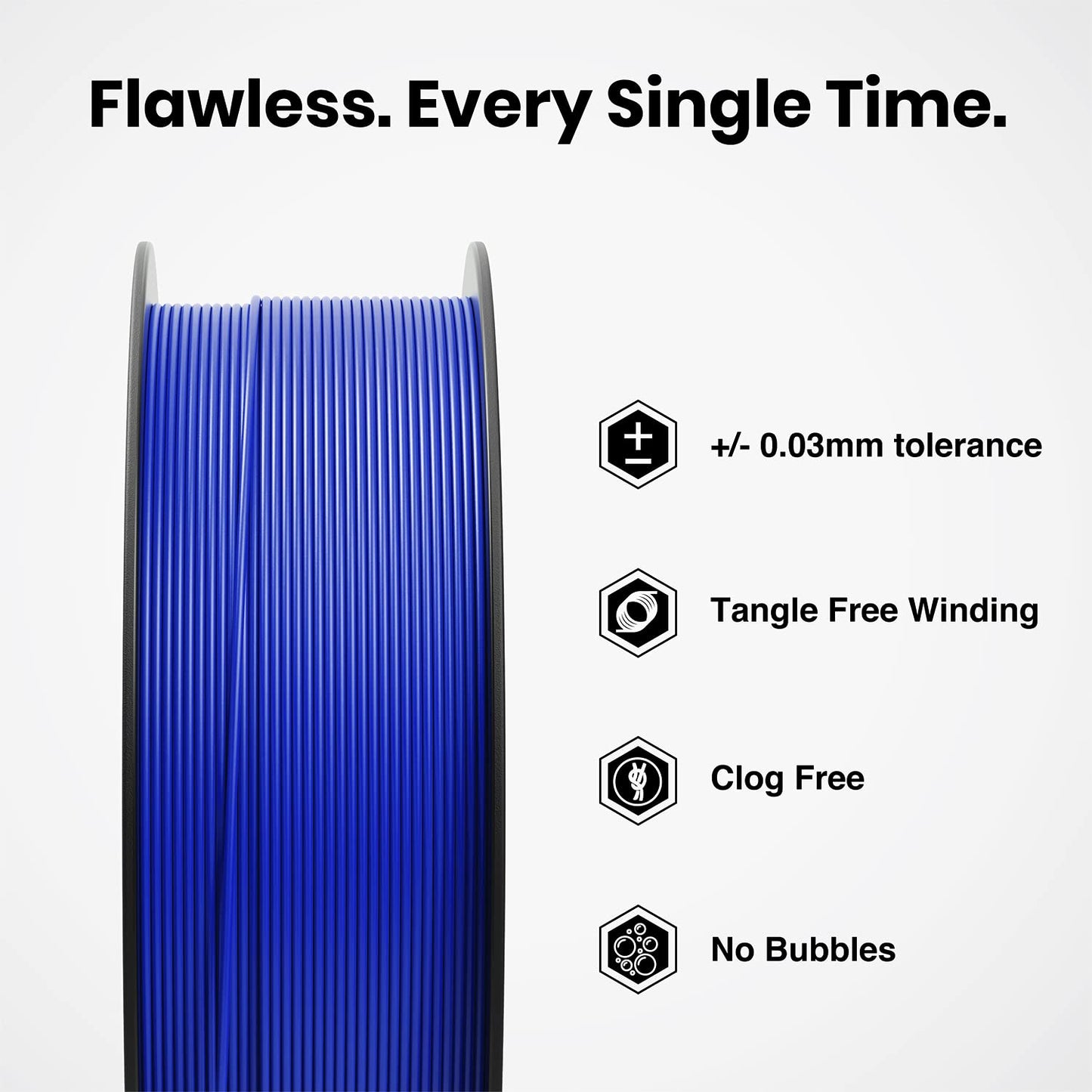 Numakers PLA+ Filament – Royal Blue – 1.75 mm / 1 kg
