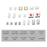 250PCS SMD Tactile Switch 10 Value 25 Each Switches Kit | Car Remote Switches