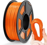 TPU Flexible Filaments - ORANGE- 1.75 mm / 1 kg