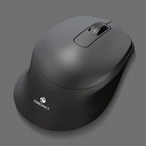 ZEBRONICS AKO Wireless Mouse, 2.4GHz with USB Nano Receiver, High Precision Optical Tracking, 3 Buttons, Silent Clicks, Plug & Play, for PC/Mac/Laptop (Black)