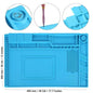 ESD Safe Anti Static Heat Insulation Working Silicone Magnetic Mat - Large (450x300 mm)