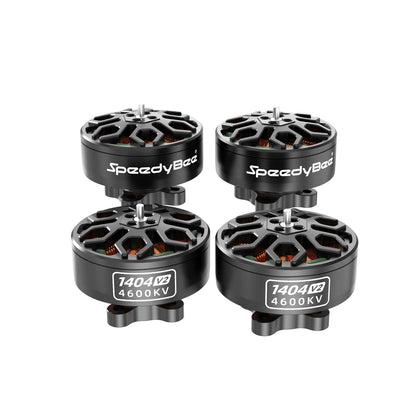 SpeedyBee 1404 V2 4600KV Motor for Bee25 2.5-inch FPV – 4 Pack