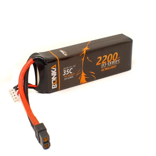 Bonka 11.1V 2200mAh 35C 3S1P Lipo Battery