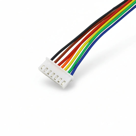 7 Pin JST-XH 2515 Female Connector with wire 25cm - 2.54mm Pitch (1 Pc)