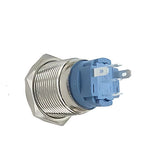 16mm White Led Stainless Steel Momentary Type Push Button Switch IP65 (5V-24V) DC