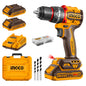 INGCO CIDLI20558 Cordless Impact Drill 13 mm Chuck Size 20 V and 2000 RPM With Battrey & Charger