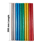 Mario (Red) Glitter Coloured 7x200mm Hot Melt Glue Sticks for Glue Gun (1 pc)