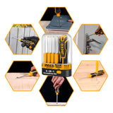 INGCO AKISD0901 9 Pcs 8 in 1 Interchangeable Screwdriver Set
