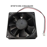Stone Pro 80mm 12v DC Cooling Fan (80x80x25)mm 8025 / 3 Inch
