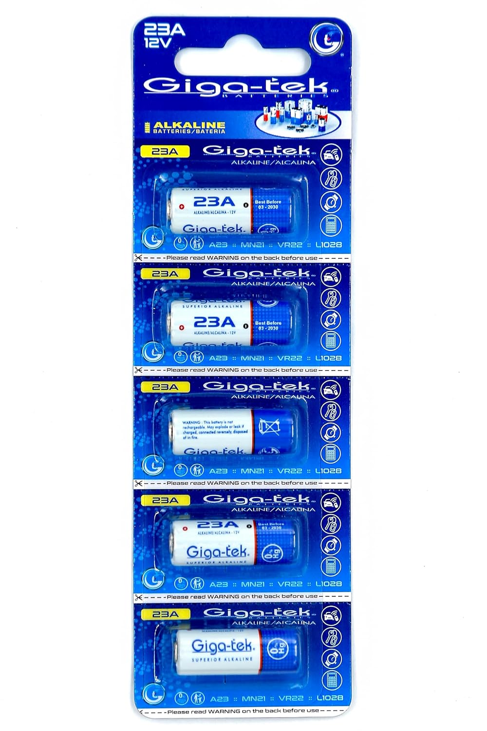Giga-tek LR23A 12V Alkaline Battery  (Pack of 1)