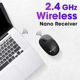 ZEBRONICS Cheetah (Black) Wireless Mouse with 1600 DPI, High Accuracy, Precise Usage, 3 Buttons, Ergonomic and Comfortable Design