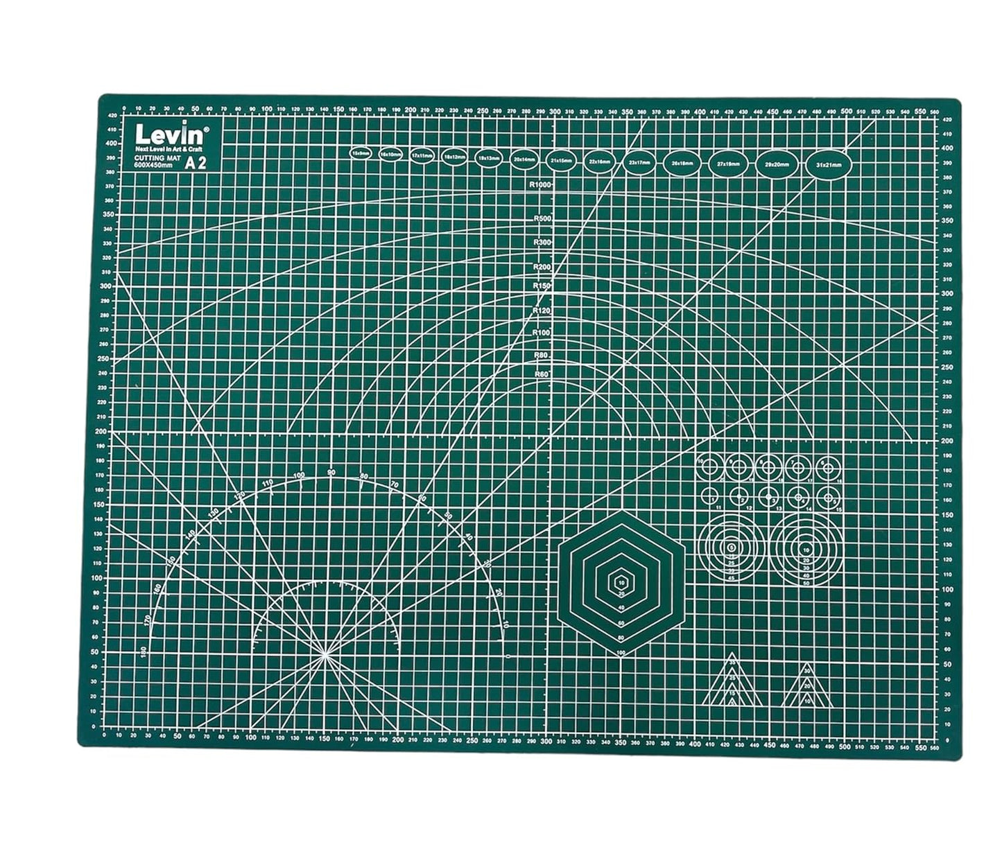 A2 Size Double Sided Flexible Cutting Mat with Marked Pattern and Grids