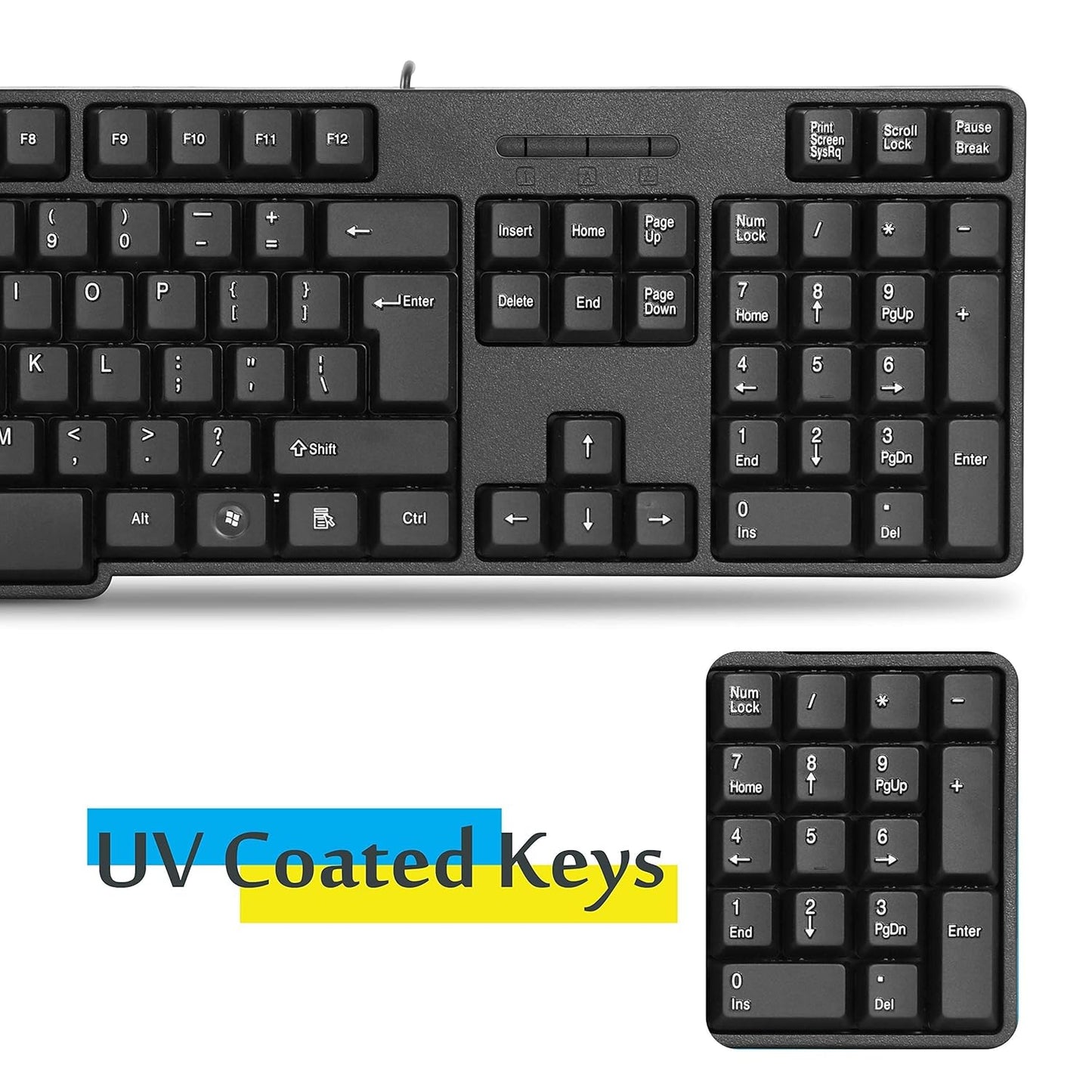 ZEBRONICS K20 Wired USB Keyboard with Rupee Key