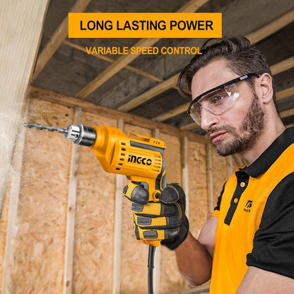 INGCO ED55038 Electric Drill Machine 550W 10 mm Chuck with Forward & Reverse Rotation