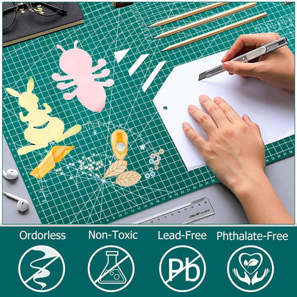 A1 Size Double Sided Flexible Cutting Mat Self-Healing with Marked Pattern and Grids