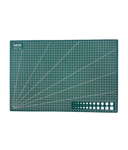 A3 Size Double Sided Flexible Cutting Mat with Marked Pattern and Grids (450X300mm)