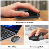 Zeb Companion 107 Keyboard and Mouse Combo with Nano Receiver Wireless Laptop Keyboard