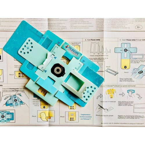 Foldscope Basic Kit Foldable DIY Paper Microscope