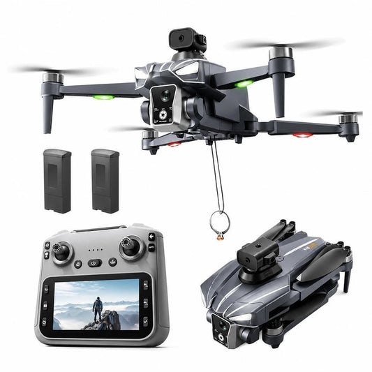 K19 Max GPS Drone with HD Gimbal Camera, Screen Remote, Return Home, Obstacle Avoidance & Airdrop Function