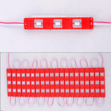 RED- 12V 3 LED SMD Module Injection Decorative Waterproof LED Strip Light Lamp